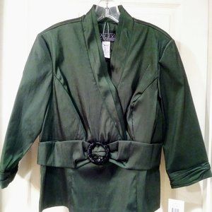 NWT! Alex Evenings Blouse Size XL